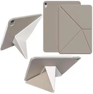 Ultra Slim Frameless Case for iPad Air 11 Inch 7th/6th Generation (M3/M2) 2025/2024, iPad Air 5th/4th Gen 2022/2020 10.9 Inch, Auto Wake-Sleep, Multi-Angle Magnetic Protective Case(Terracotta)