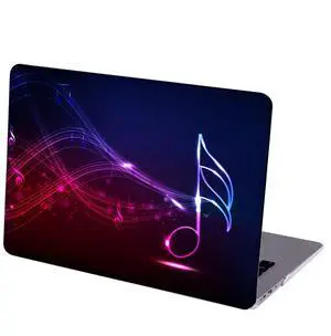 MINGDAO Compatible with MacBook Air 13.6-inch Hard Protective Shell Cace and Keyboard Cover ( A2681, M2 chip, 2022 Release ) - Abstract Music Note-2