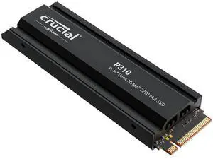 Crucial P310 2280 2TB PCIe Gen4 NVMe Gaming PS5 SSD with Heatsink, Up to 7,100MB/s, PlayStation5, Laptop & Desktop (PC) Compatible, Solid State Drive - CT2000P310SSD5-01