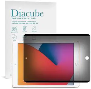 Diacube Magnetic & Nano Adsorption 360° 4-Way Privacy Screen Protector for iPad 9th/8th/7th Generation 10.2 inch | Detachable, Anti-Spy, Anti-Fingerprint | Works in Both Landscape & Portrait Modes