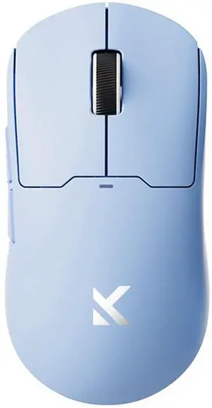 MCHOSE A5 Ultra V2 Wireless Gaming Mouse, Symmetrical Design, 54 Grams,Wired 8K/Wireless 4K Polling PAW3395 26K DPI Optical Sensor, 130 Hours Battery Life, Tri-Mode Connection - Blue