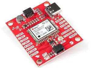 SparkFun GPS Dead Reckoning Breakout - NEO-M8U (Qwiic) - Supports NMEA, UBX, and RTCM protocols Over UART or I2C interfaces Time-to-First fix Cold Start (~26s) Hot Start (~1.5s)