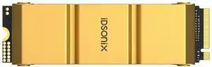 iDsonix 2TB NVMe M.2 SSD for PS5 with Heatsink, PCIe 4.0 Internal Solid State Drive, Up to 7400 MB/s, Suitable for PlayStation 5 Memory Expansion, for Gaming-IE5