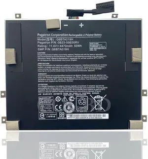 CQCQ G6BTA019H 0B23-00E00RV Battery for Microsoft Wacom cintiq Companion 2, cintiq Companion 2 DTH-W1310, DTH-W1310 Tablet PC 11.4V 4470mAh/50Wh