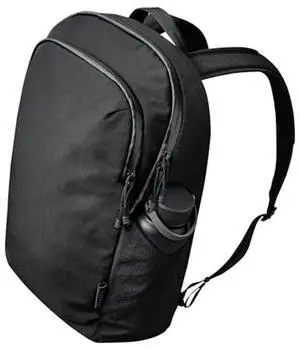 ALPAKA Bravo Backpack 23L - Laptop Backpack Fits 16 Inch Computers, Water Bottle Holders, Fleece Lined Protection, Business Commuter Bag, Weatherproof Black Axoflux Material