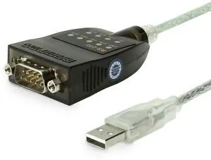 Gearmo USB to RS-232 Serial Adapter w/LED Indicators Windows 11 Support