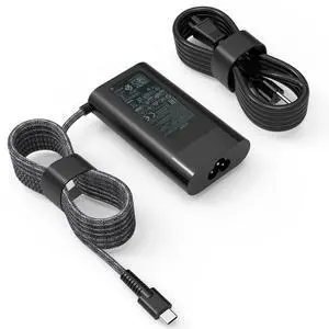 VEONES 65W USB-C AC Charger Compatible with HP EliteBook Chromebook Spectre Laptop Power Supply Adapter