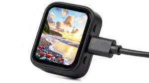 Waveshare RP2350 1.8inch AMOLED Touch Display Development Board, 368×448 Pixels, Low Power Touchscreen, QSPI Interface, Dual-core & Dual-Architecture Design, Accelerometer and Gyroscope Sensor