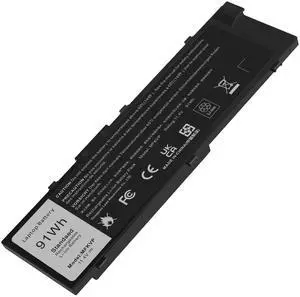 Futurebatt MFKVP Laptop Battery for Dell Precision 15 7510 7520 M7510 17 7710 7720 M7710 Series 451-BBSF 451-BBSB TWCPG T05W1 GR5D3 0FNY7 1G9VM M28DH [11.4V 91Wh]