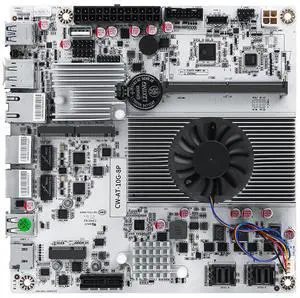 CYMINILMDPC 8-Bay 10G NAS Motherboard,Core i3-N305,1 * 10G, 2 * 2.5G LANs,No Ram No Storage,2*NVMe 2*SFF-8643 to 8*SATA Firewall Mainboard PCIex1 Type-C