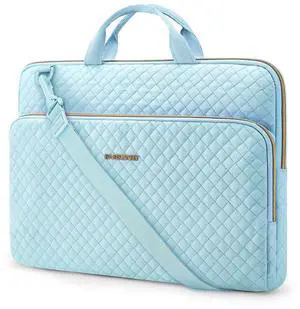 BAGSMART Laptop Case 15.6 Inch, Lightweight Laptop Bag Compatible with MacBook Pro 16 Inch,15.6 Inch HP,Dell,Acer Aspire,Asus Notebook, Protective Case with Shoulder Strap,Pocket,Handle, Blue