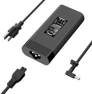 LZUMWS 150W AC Adapter for HP Laptop Charger 19.5V/7.7A Power Supply with 4.5x3.0mm Tip Compatible with HP Victus/OMEN 15 17 /Pavilion Gaming/ZBook Fury/Studio
