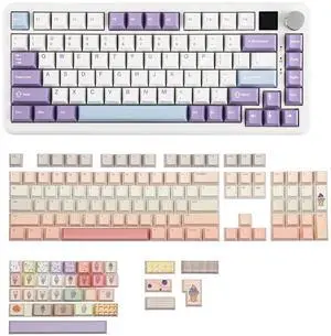 MechLands AJAZZ AK820 MAX HE Rapid Trigger Keyboard with Berry Cream Keycaps