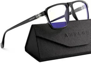 ANYLUV Blue Light Glasses Men, Rectangle business style Glasses for Men Women,Integrated Nose Pad Glasses for Eye Protection ANYLUV Blue Light Glasses Men, Rectangle business style Glasses for Men Women,Integrated Nose Pad Glasses for Eye Protection