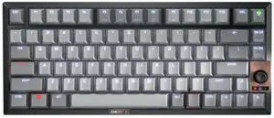 Cherry KW 300 MX Black Mechanical Keyboard | Compact hot-swappable | Sound-Proofed housing | Multi Connection | MX2A Silent Red Switches