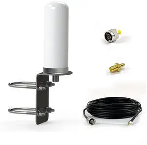 Omnidirectional Outdoor 4G 5G LTE GSM Cellular Antenna/broadband 698-6000MHz 10dBi high gain Long-Distance External 4G LTE Antenna, Suitable for Router and Mobile Phone Signal Enhancement