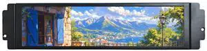 VSDISPLAY 9.1 Inch 462x1920 LCD Screen Small Stretched Bar Display for D32 Computer PC Case Monitoring CPU GPU RAM Temperature Data