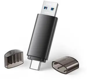 256GB USB C Flash Drive Dual USB 3.0 Flash Drive Type C + USB A Portable Type-C Flash Drive 2-in-1 USB-C Thumb Drive for Smartphone Tablet Computer Mac iPhone 15