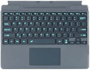 Zoof Keyboard for Microsoft Surface Pro Copilot+ (11th Edition) / Pro 11 / Pro 10 / Pro 9 / Pro 8 / Pro X, 13 inch, Detachable Type Cover with Touchpad, 7-Color Backlit & Pen Holder(Grey)