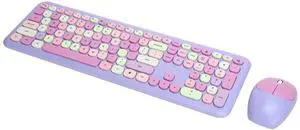 Keyboard Mouse Set High Speed 110 Keys Portable 2.4G Keyboard Mouse Golden Angle Ratio for Computer (#3)