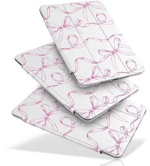 MecBevia Case for iPad 10.2 Inch 9th Generation 2021 / 8th Gen 2020 / 7th Gen 2019, Slim iPad 10.2 Case Cover with Hard PC Back, Auto Wake/Sleep, Sparkly Bows