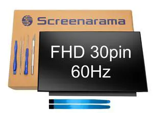 SCREENARAMA New Screen Replacement for NV173FHM-N4C, FHD 1920x1080, Matte, LCD LED Display with Tools