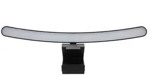 Curved Monitor Light Bar, 3 Color Temperature LED Computer Desk Lamp Touch Control Monitor Lamp Type C Computer Light Clip on Keyboard Light
