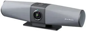AVerMedia PA511D- 4K Video Conference Camera, Speakerphone, Echo Cancellation, Autoframing, Zoom Certified, Wired Network and One Cable Connection - Webcam for PC, Tripod & Monitor