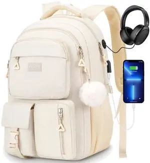 kadilong Student Laptop Backpack for College Teen Girls,Middle High School Back Pack Women Bookbag Knapsack Mochila Escolar para Niñas