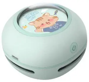 Lodrn Praise Mini Vacuum Cleaner with Strong Suction for Computer and Desktop Cleaning (Blue)