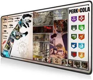 ElitePlay Zombies Extra Large Gaming Mouse Mat 900x400mm Oversize - XXL Mouse Pad - Zombies Desk Pad Extended  Mouse Mat Pad for Precision and Speed - Non-Slip Rubber Base - Premium Quality