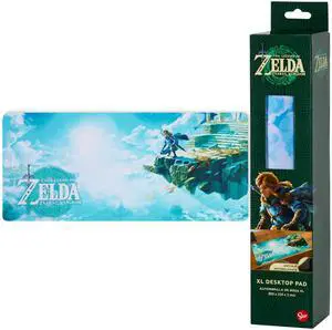 Zelda Gaming Desk Pad, Non-Slip Mouse Mat 31.5 x 13.8 inches, PC Laptop Keyboard Protector Mat for Gamers