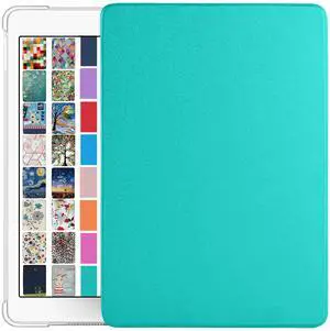 DuraSafe Cases for iPad 9 2021 iPad 8 2020 iPad 7 2019 10.2 Inch [iPad 9th 8th 7th Gen ] A2602 A2604 A2270 A2197 A2603 A2428 A2429 UltraSlim Shock Absorbant Flexible TPU Protective Clear Case - Green