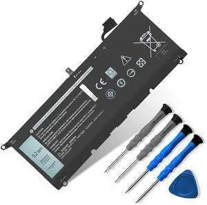 Dentsing 52Wh DXGH8 Laptop Battery for XPS 13 9370 9380 7390 2019 13 7000 7390 7391 2-in-1 5390 5391 14 7400 7490 Latitude 3301 5390 5391 7400 7490 Series Notebook G8VCF P82