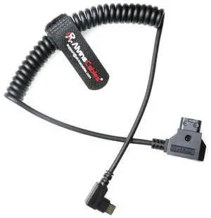 Alvin's Cables Dtap to Right Angle USB-C Power Cable for DJI Focus Pro Motor, Ultra Soft D-tap to Type-C Enhanced Power for Tilta Nucleus Nano II Wireless Lens Control Motor