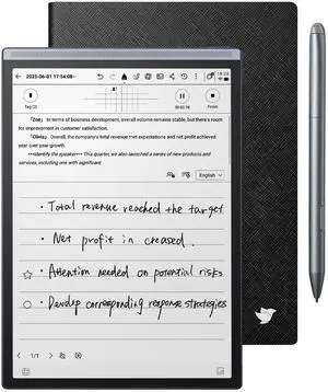 AINOTE Air 2 Bundle, 8.2" AI E Ink Tablet, Smart Paper Note-Taking Tablet with Stylus & Adjustable Light, ChatGPT-Powered Multi-Language Transcription, Meeting Minutes Schedule Management