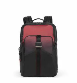 TUMI - Alpha Bravo Pro 17" Backpack - Expandable Travel and Commute Gaming and Tech Bag - Fits up to 17" Laptop - Red Ombre