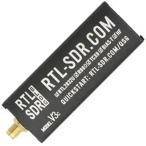 RTL-SDR Blog V3 R860 RTL2832U 1PPM TCXO SMA Software Defined Radio (Dongle Only) (Black) (USB-C)