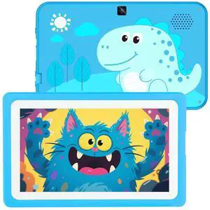 Kids Tablet 7 Tablets for Kids with Parental Control, WIFI Childrens Tablets for Toddlers with Plenty of Offline Child learning Apps Pre-installed, Toddler Tablet 3-7 Years Boy Girls Gift(Blue)