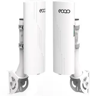 Point to Point Wireless Bridge Outdoor with Mount Bracket for Starlink Gen 3 Router Internet Extension, 5.8GHz 1000Mbps Starlink WiFi Extender, 3KM Ethernet Bridge 2 RJ45 LAN Port 2-Pack