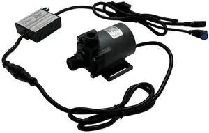 SHYSKY Speed/Flow Adjustable Smart Brushless Water Pump DC55E-12120A 12VDC 54W 12m 39ft 528GPH Low Noise, For Water Circulation Pressurization Cooling sys