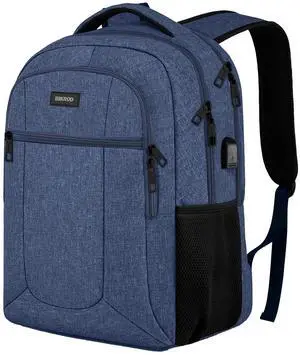 BIKROD Backpack for Boys Men, School Backpack for Teens Girls, Lightweight Casual High School Bookbag, Daily-use Travel Laptop Backpack with USB Charging Port Fits 15.6 Inch Notebook