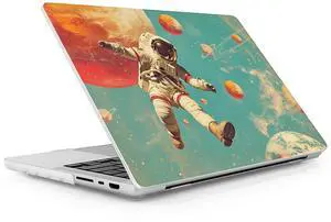 Lepeoac for MacBook Pro 16 inch Case 2021 2022 2023 2024 Release A3186 A3403 M4 A2991 M3 A2780 M2 A2485 M1 Pro/Max, Hard Shell Case with Screen Protector & Keyboard Cover, Astronaut Floating