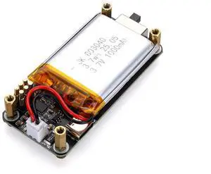 UPS HAT for Raspberry Pi Zero, Uninterruptible Power Supply Module, Plug-and-Play Ba-ttery Backup Board, Real-Time INA219 Ba-ttery Monitor, Supports 3.7 V Lithium Ba-ttery, Power Management Expansion