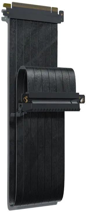 SSUPD PCIe 5.0 x16 Riser Cable 200/320/440mm  32 GT/s Transmission, 64 GB/s (256 Gbps) Bandwidth  GPU RTX 5090/5080 & RX 9070 XT & ITX Case Ready (PCIe 5.0 Female Reverse 440mm)