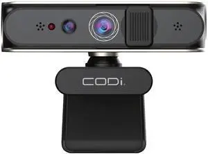 CODi Allocco HD 1080P Windows Hello Webcam with IR Facial Recognition & Noise-Canceling Mic  Autofocus, USB-A, Tripod Mount
