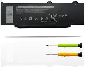 R73TC Laptop Battery Replacement for Dell Latitude 3440 5440 5450 5540 5550 7455 Precision 3480 3490 3580 3590 / P127F P127F001 P169G P169G001 P181G P182G Series DR02P 2X1V9 803W6 0803W6 GRWKG JTG7N