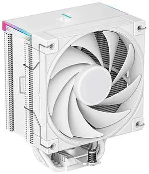 ICOLER AK500s White Digital Display Edition CPU Air Cooler 6mm x 5 Nickel Plated Copper Heat Pipes with PWM 120mm Fan 1850RPM Suitable for Intel LGA1700/1200/1151/1150/1155 AMD AM5/AM4