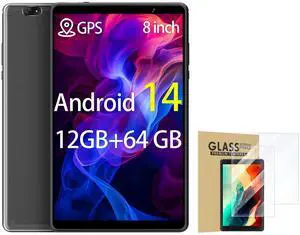 Topsand 8 Inch Android Tablet with 2-Pack Premium Tablet Screen Protector