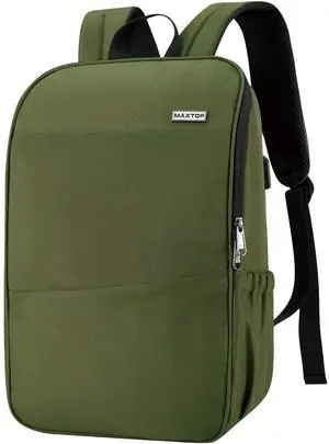 MAXTOP Deep Storage Laptop Backpack with USB Charging Port[Water Resistant] College Computer Bookbag Fits 16 Inch Laptop